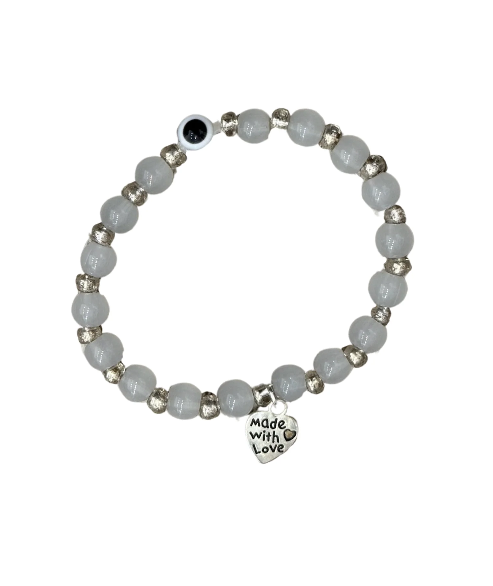 Arm Candy Glass Evil Eye Bracelet - Image 2