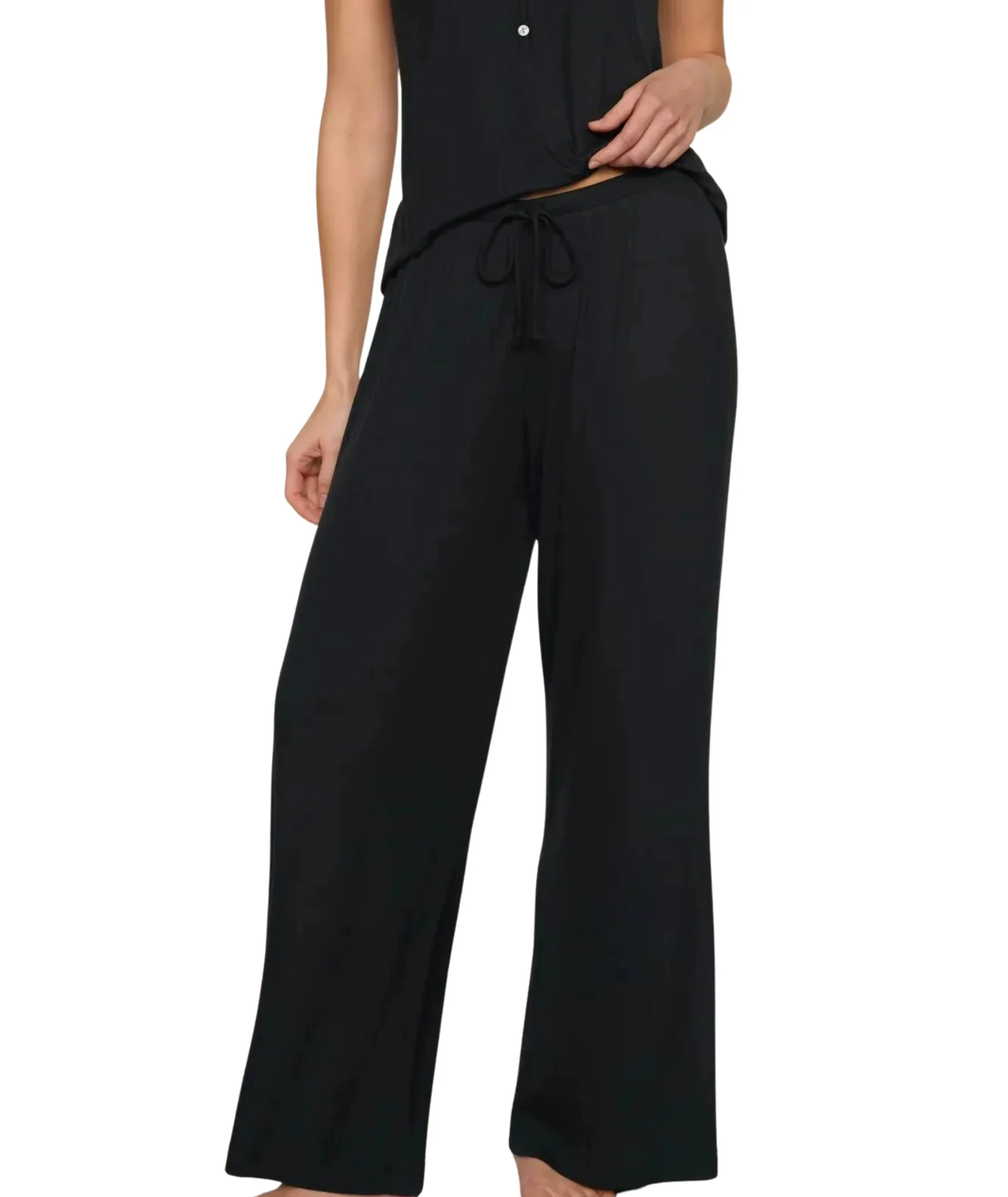 Eberjey Women Dream Rib Wide Leg Pants