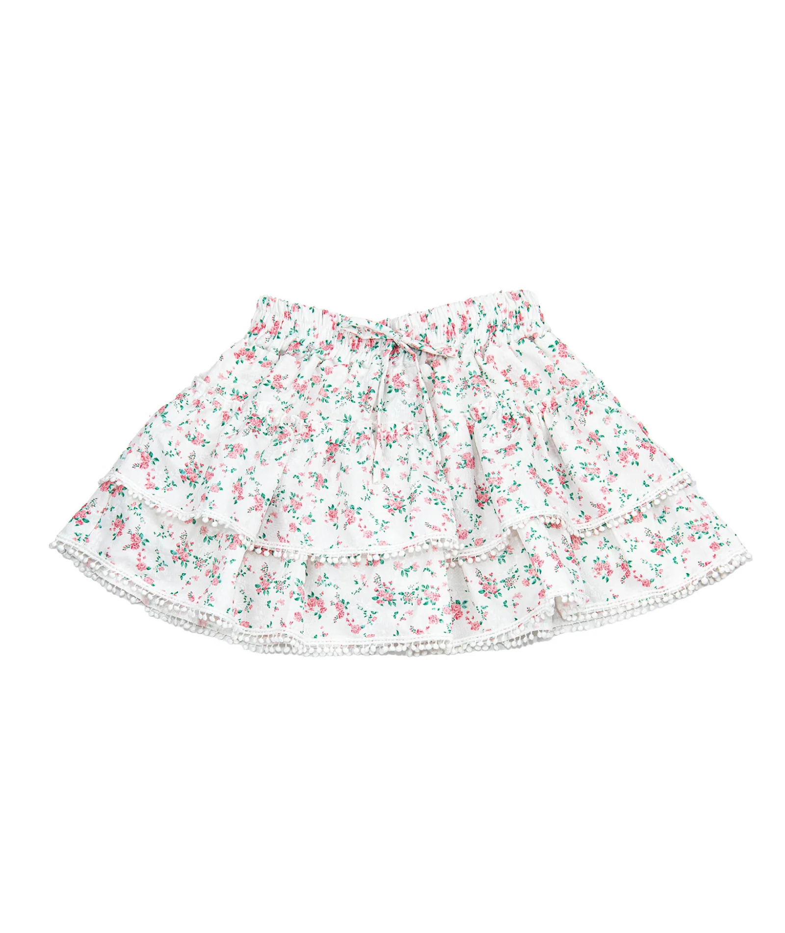 FBZ Girls Daisy Pink/Green Floral Skirt