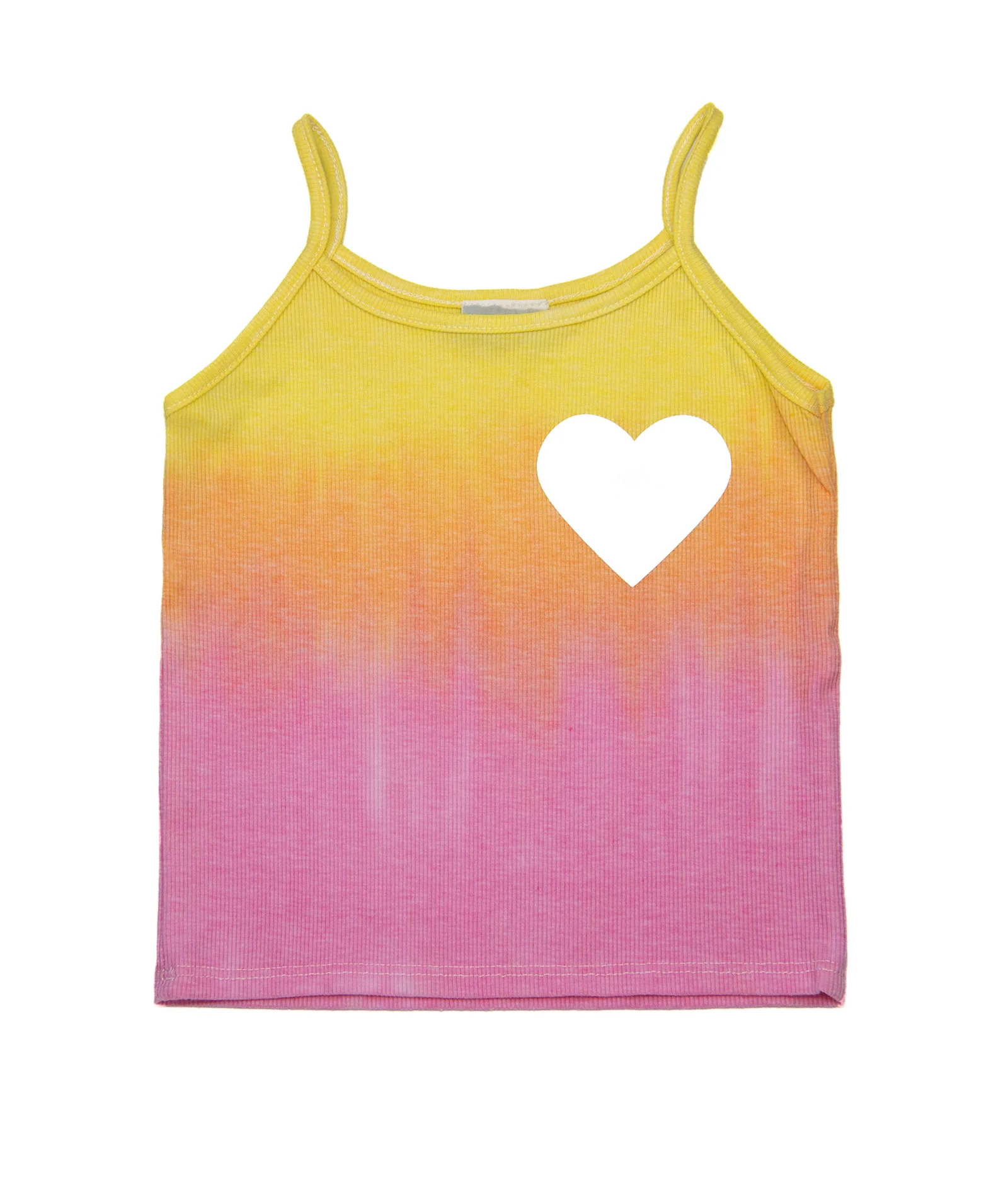 Firehouse Girls St. Barths Tie Dye Heart Rib Cami