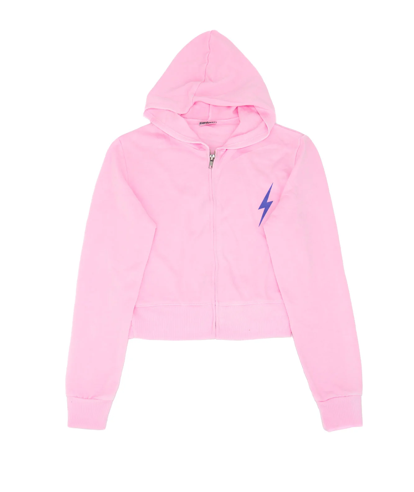 Firehouse Girls Violet Bolt Zip Hoodie Ice Pink