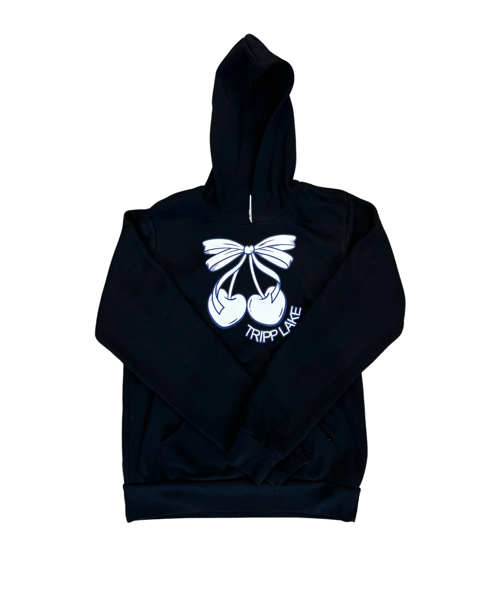 Girls Tripp Lake Camp is Sweet Cherry Bows Camp Hoodie