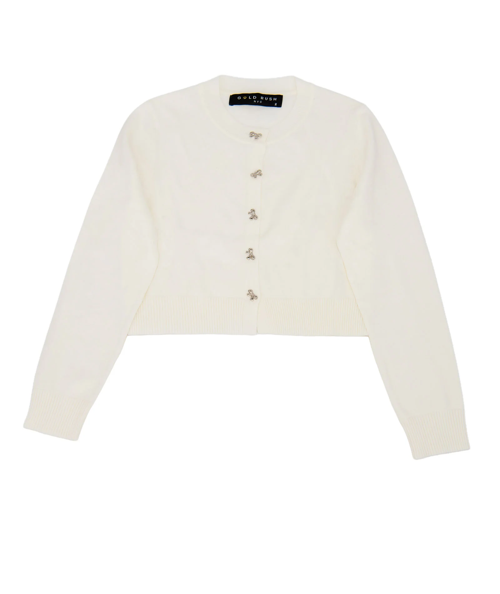 Gold Rush NYC Girls Sylvie Bow Cardigan
