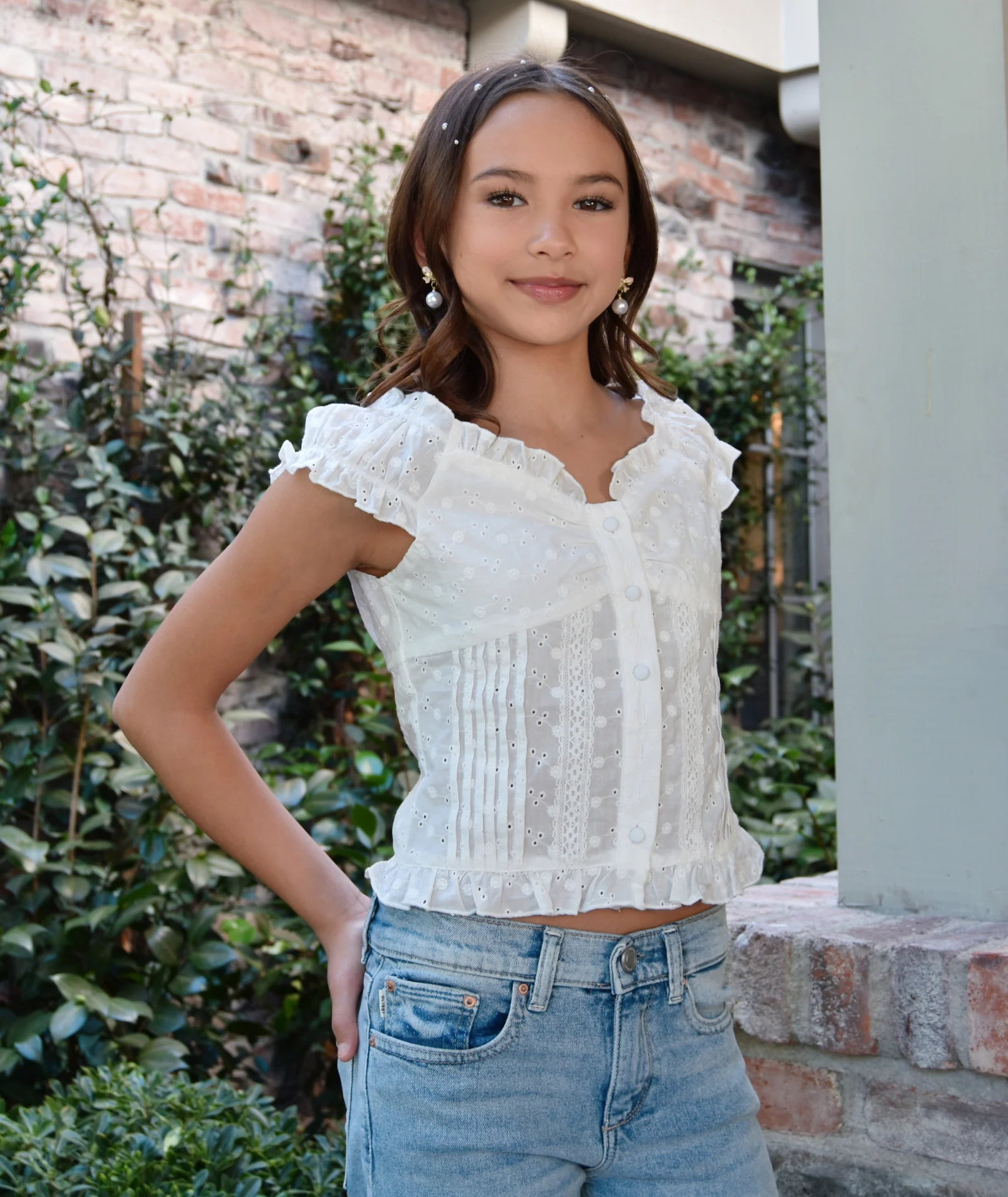 Katie J NYC Juniors Daphne Top