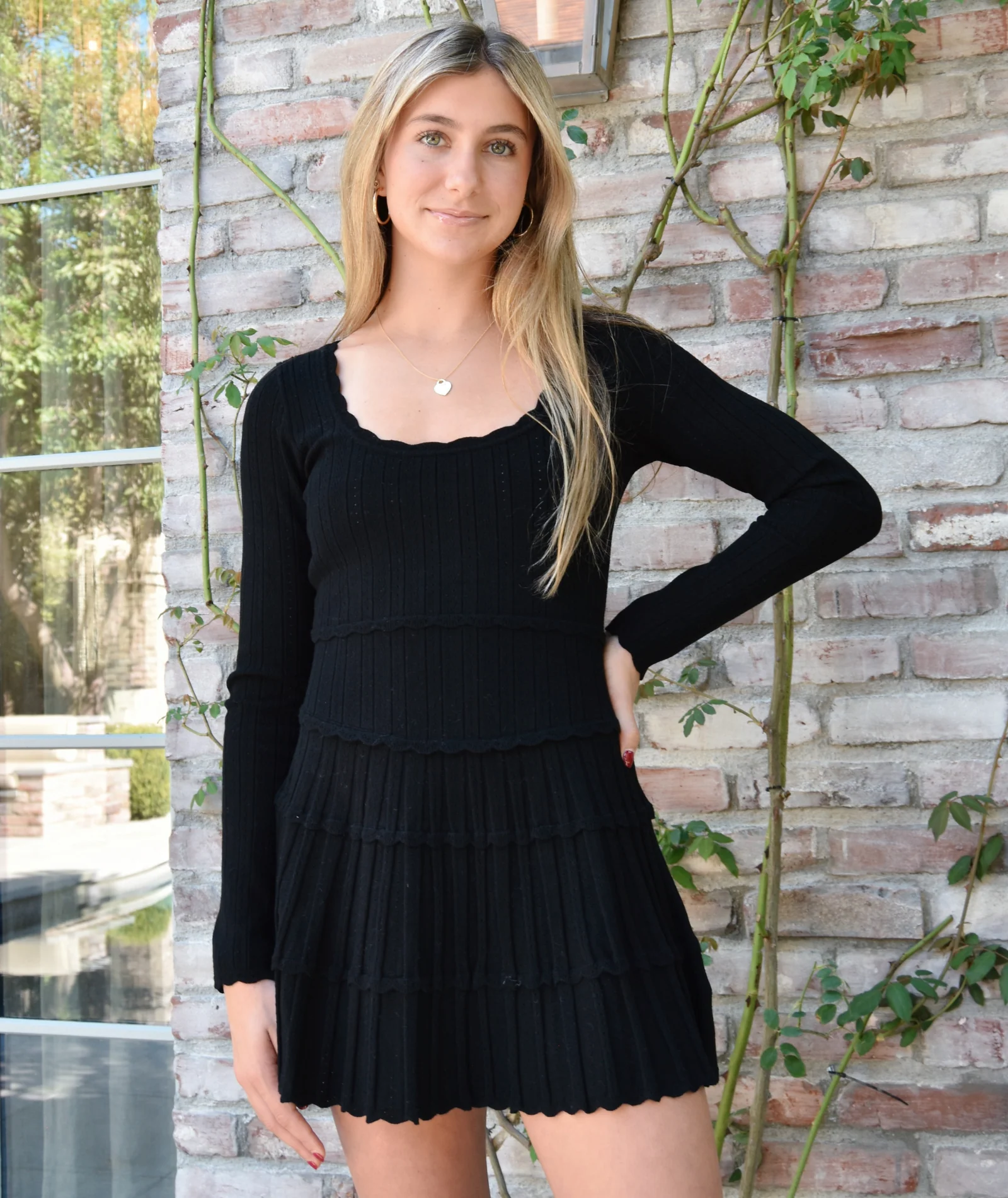 Love Shack Fancy Women Lavender Dress Black