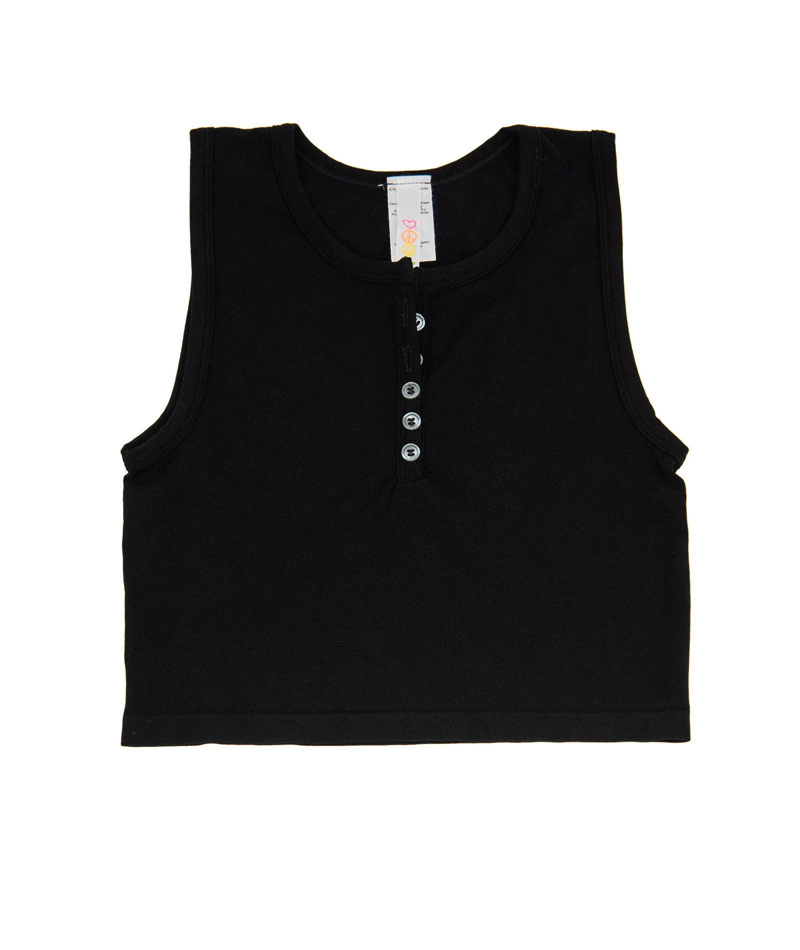 Ari Seamless Button Tank
