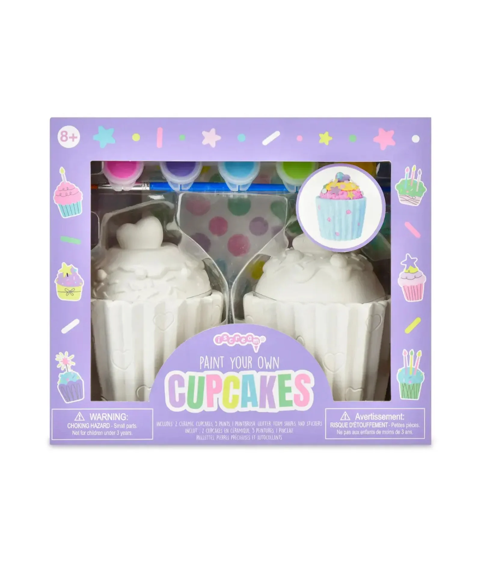 Paint Your Own Cupcakes Set