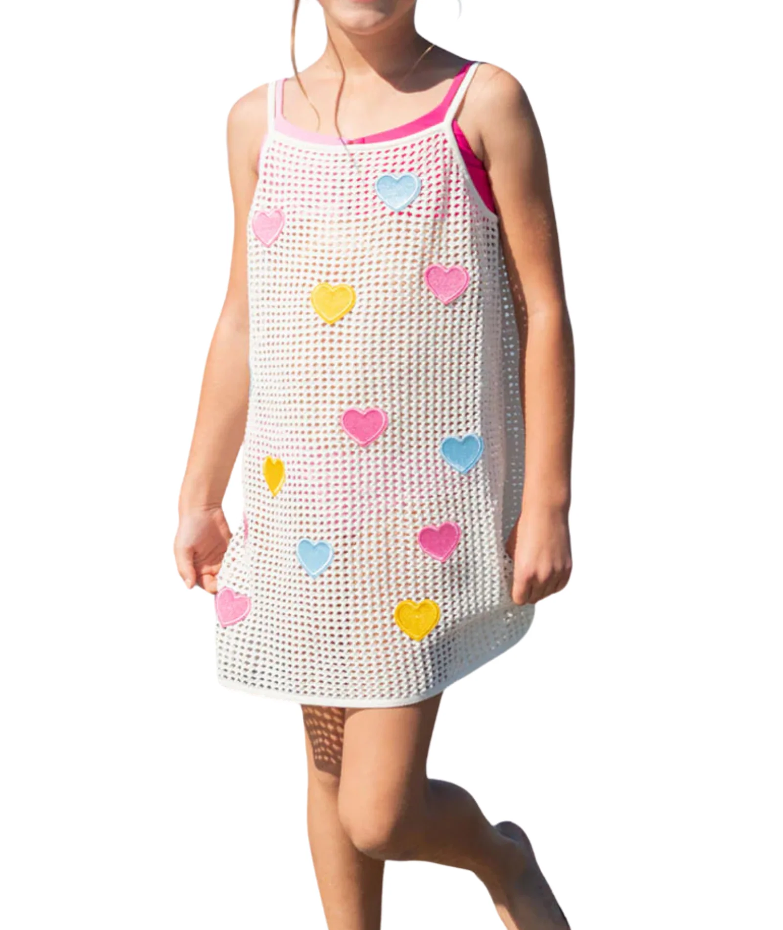 PQ Girls Olivia Cover Up Hearts - Image 2