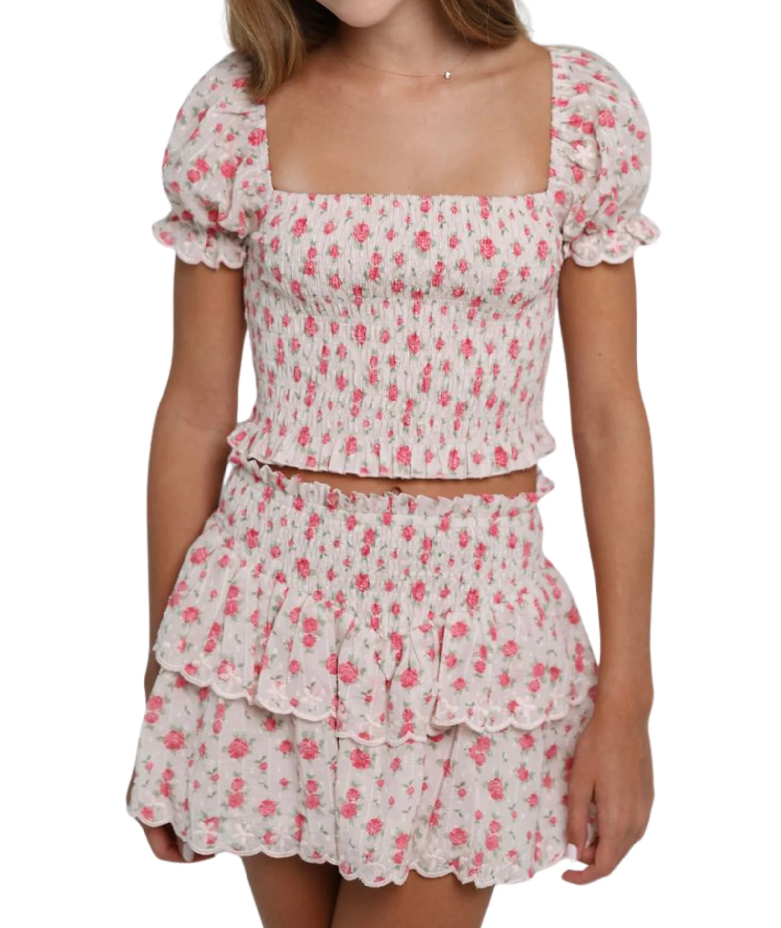 Summer Loving Girls Eden Top Petite Rose - Image 5