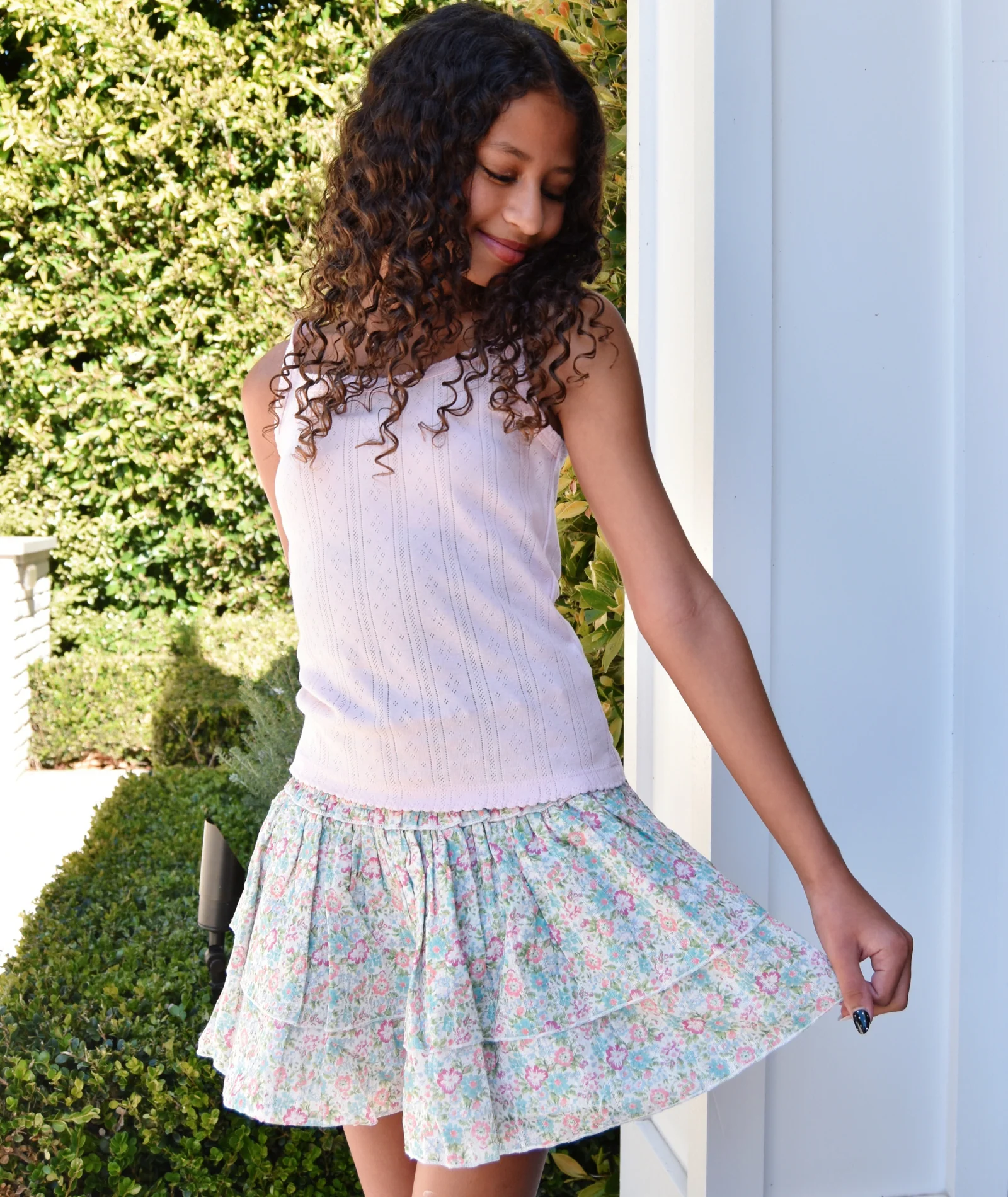 Summer Loving Girls Gigi Skirt Rose