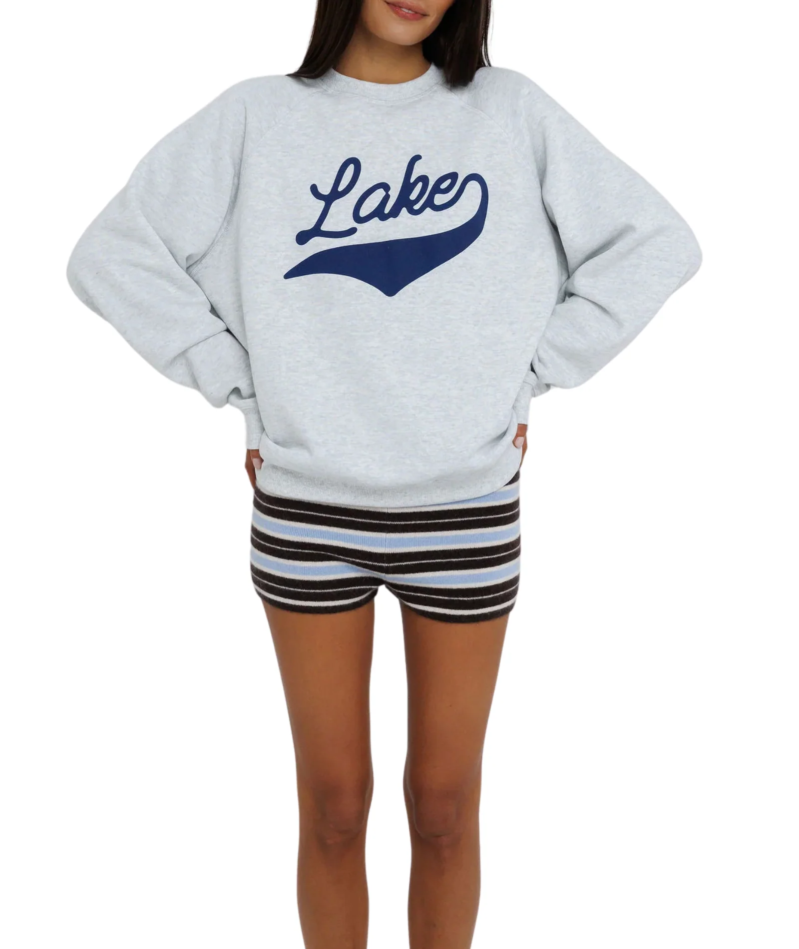 Sunny Somewhere Women Lake Crew Sweatshirt
