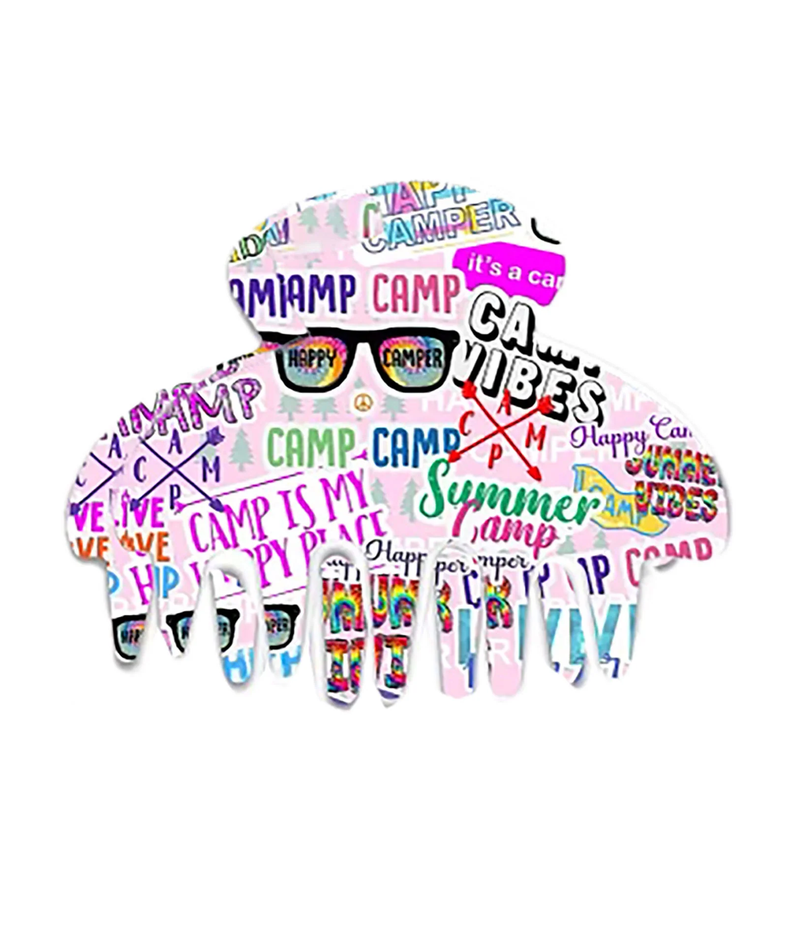 Tweenstyle Girls Claw Clip Happy Camp